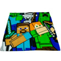 Blau-Bunt - Front - Minecraft - Decke, Fleece, Figuren