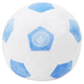 Weiß-Himmelblau - Front - Manchester City FC - Plüsch-Spielzeug, Fußball