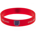 Rot - Front - England FA offizielles Silikon-Armband