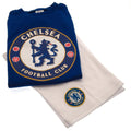 Blau-Weiß - Front - Chelsea FC Kinder T-Shirt und Short Set