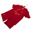 Rot - Back - Liverpool FC Kinder 2012-13 T-Shirt und Short Set