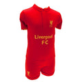 Rot - Front - Liverpool FC Kinder 2012-13 T-Shirt und Short Set
