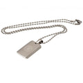Silber - Front - Chelsea FC Muster Dog Tag und Kette