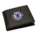 Schwarz - Front - Chelsea FC - Brieftasche bestickt
