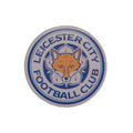 Weiß-Blau-Orange - Front - Leicester City FC - Wappen - Abzeichen - Metall