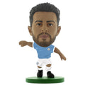 Himmelblau-Weiß - Front - Manchester City FC Figur Bernardo Silva, "SoccerStarz"