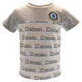 Grau-Weiß - Front - Chelsea FC T-Shirt für Kinder
