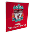 Rot - Front - Liverpool FC offizielles Home Changing Room Schild