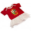 Rot-Weiß - Back - British & Irish Lions - Bodysuit, Tutu-Rock für Baby