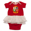 Rot-Weiß - Front - British & Irish Lions - Bodysuit, Tutu-Rock für Baby