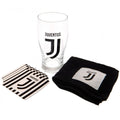 Transparent-Schwarz-Weiß - Front - Juventus FC - Bar Set 6er-Pack - Glas