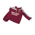 Weinrot-Blau - Back - West Ham United FC - Schlafanzug für Baby