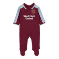 Weinrot-Blau - Front - West Ham United FC - Schlafanzug für Baby