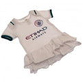 Weiß-Blau - Back - Manchester City FC - Bodysuit Tutu-Rock für Baby