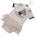 Weiß-Blau - Side - Manchester City FC - Bodysuit Tutu-Rock für Baby