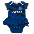 Königsblau-Weiß - Front - Everton FC - Bodysuit Tutu-Rock für Baby