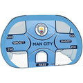Blau-Schwarz - Front - Manchester City FC - Wappen - Aufstellbares Fußballtor