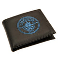 Schwarz - Front - Manchester City FC - Brieftasche bestickt