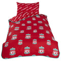 Rot-Weiß-Grün - Front - Liverpool FC - Bettdecke ohne Bezug, Wappen