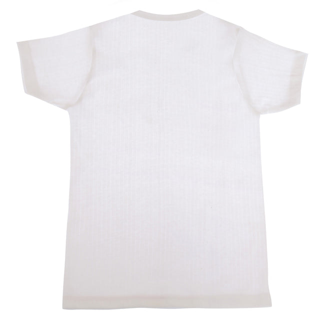 Weiß - Back - FLOSO Kinder Thermo T-Shirt Kurzarm Unisex
