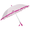 Aprikose-Punktemuster - Front - Trespass Mädchen Regenschirm Clarissa mit Muster
