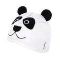 Weiß - Front - Trespass Kinder Bamboo Panda Mütze