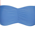 Blau - Back - Trespass Damen Linien Bandeau Bikini Top