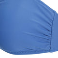 Blau - Side - Trespass Damen Linien Bandeau Bikini Top