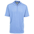 Blau meliert - Front - Trespass Herren Maraba Active Polo Shirt