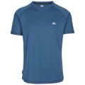 Rauchblau - Front - Trespass Herren Sport-T-Shirt Albert kurzärmlig