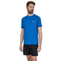 Blau - Side - Trespass Herren Sport-T-Shirt Albert kurzärmlig
