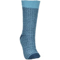 Aquablau mit Muster - Side - Trespass Unisex Thermski-Socken mit besonders dickem Frotteefutter