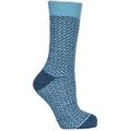 Aquablau mit Muster - Front - Trespass Unisex Thermski-Socken mit besonders dickem Frotteefutter