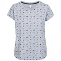 Grau meliert-Vögel - Front - Trespass Damen T-Shirt Carolyn mit Muster, kurzärmlig