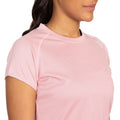 Rosa gestreift - Close up - Trespass Damen Active T-Shirt Maddison kurzärmlig
