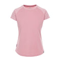 Rosa gestreift - Front - Trespass Damen Active T-Shirt Maddison kurzärmlig