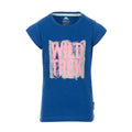Blue Moon Blau - Front - Trespass - "Arriia" T-Shirt für Mädchen kurzärmlig