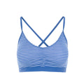 Blau Streifenmuster - Front - Trespass Damen Daisy Bikini Top