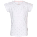 Weiß-Hellgrau - Front - Trespass - "Harmony" T-Shirt für Mädchen