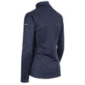 Marineblau meliert - Back - Trespass Damen Fairford Fleece-Oberteil - Fleece-Pullover mit Reißverschluss bis zur Brust