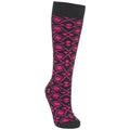 Pink Lady Geo Print - Front - Trespass Damen Marci Ski-Socken