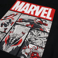 Schwarz-Rot-Weiß - Side - Marvel - "Heroes" T-Shirt für Herren