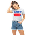 Grau-Blau-Rot - Lifestyle - Pepsi - T-Shirt für Damen