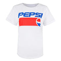 Weiß-Blau-Rot - Front - Pepsi - T-Shirt für Damen