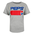 Grau-Blau-Rot - Front - Pepsi - T-Shirt für Damen