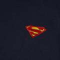 Marineblau - Side - Superman - "Core" T-Shirt für Herren Langärmlig