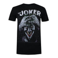 Schwarz-Weiß - Front - The Joker - "Crazed" T-Shirt für Herren