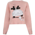 Altrosa - Front - Disney - Kurzes Sweatshirt für Damen