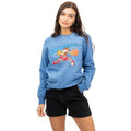 Graublau-Rot - Lifestyle - Garfield - "Skywalkin" Sweatshirt für Damen