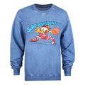 Graublau-Rot - Front - Garfield - "Skywalkin" Sweatshirt für Damen
